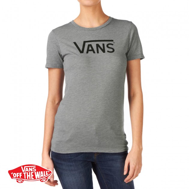 Womens Vans Allegiance T-Shirt - Gray Heather
