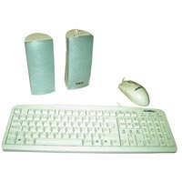3 in 1 Beige Accessory pack PS/2 (keyboard mouse speakers)