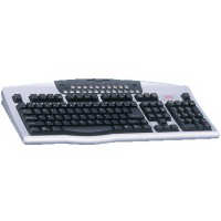 Various MD Multimedia Keyboard Silver/black PS2
