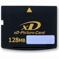 Various XD 128MB Memory card