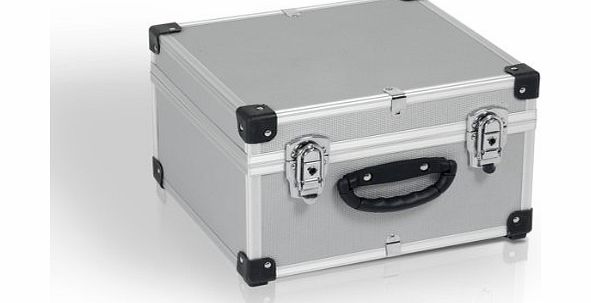 Varo 40 CD Aluminium Storage Flight Case CD Carry Case Tool Box with Clasps PRM1010740