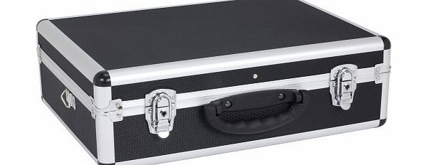 Aluminium case tool box ox for the individual storage of tools, measuring devices, cassettes, CDs, laptops, coins,- PRM10102B