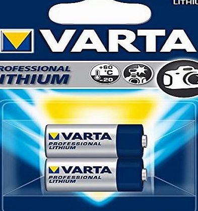 Varta CR123A Photo Camera Lithium Battery 3V - 2 pack