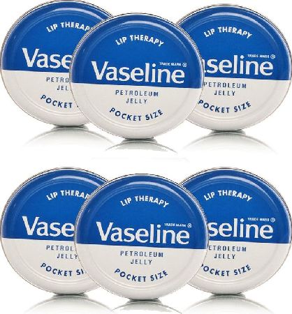 Vaseline, 2102[^]0073352 Lip Therapy Original - 6 Pack