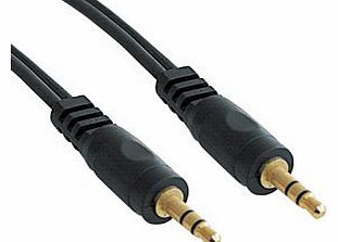 3.5mm to 3.5mm GOLD AUX JACK CABLE LEAD IPOD AUDIO MP3 1m lead Length - VASI4KO