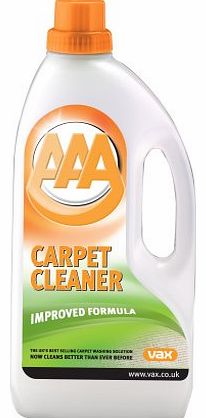 Vax AAA Standard Carpet Cleaning Solution 1.5L