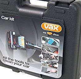 Vax Car Kit - Contains TuboTool, Flexi Crevice Tool, Flat Upholstery Tool, Cleaning Accessories and Carr