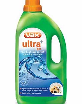 Vax Ultra  Pet Carpet Cleaning Solution - 1.5L