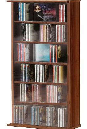 VCM Vostal 25244 CD / DVD Shelving Unit without Glass Door in 6 Colours