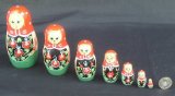 Vectis Promotions 7 Piece Delightful Traditional Russian Doll set