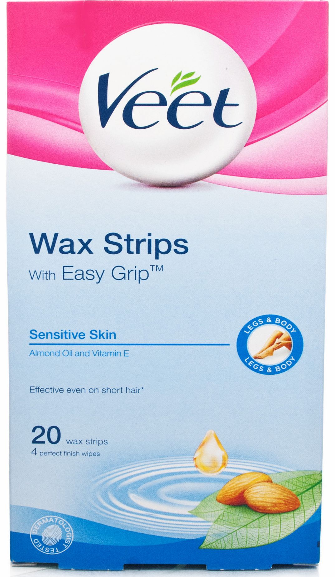 Veet Ready To Use Wax Strips for Sensitive Skin