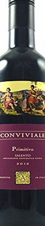 Conviviale Primitivo 2012 Red Italian Wine and 200g of Luxury Italian Chocolates, Gift Boxed, FREE Gift Message