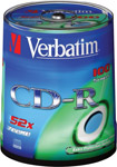 100-Cake Verbatim CD-R ( VB CDR 100pk CB )