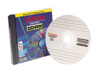 CD-RW Media 4x 80Min 4x 10 pack