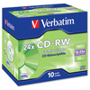 CD-RW Rewritable Disk Cased 16x-24x
