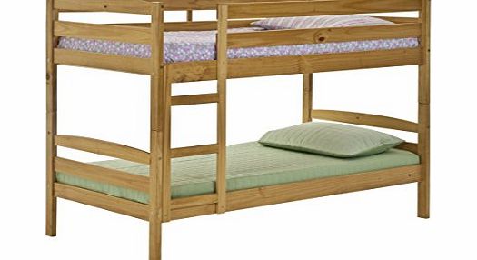Verona Design Solid Pine Bunk Bed, SHORT 3ft Single, Shelley Style by Verona Design