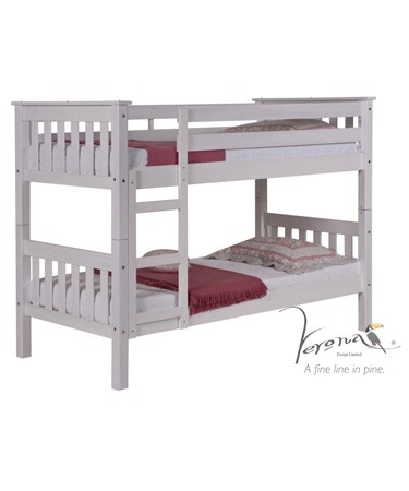 Barcelona White Bunk Bed