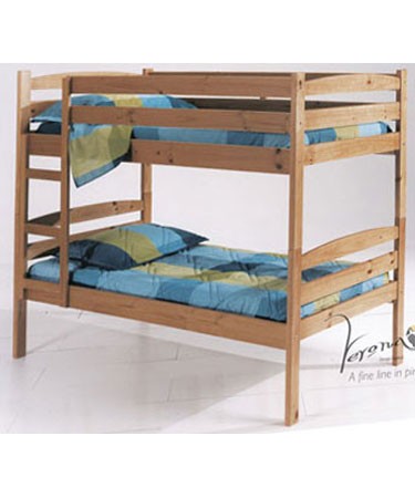 Verona Designs Junior Shelly Shorty Pine Bunk Bed