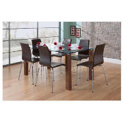 Dining Table & 6 Garda Chairs, Walnut