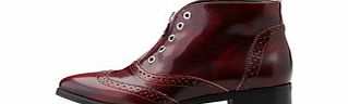 Versace 1969 Womens Pauline bordeaux ankle boots