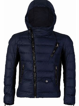 Versace Blue Padded Down Jacket