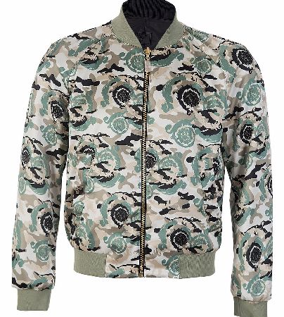 Versace Camouflage Baseball Jacket