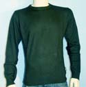 Versace Mens Black Round Neck Lightweight Sweater