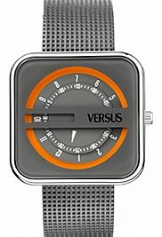 Versus SGH02 Watch by Versace in Grey & Orange
