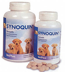 Vet Plus Synoquin Growth Tablets for Dogs:180