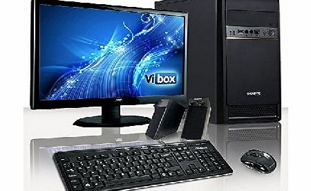 Vibox  Multi Tasker Package 13 - Home, Office, Family, Desktop PC Computer, Full Package with 22`` Monitor, Speakers, Keyboard amp; Mouse Complete Bundle - Including 64Bit Windows 8.1 (New 3.9GHz AMD, 