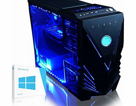 Vibox  Sharp Shooter 7SW - 4.0GHz Extreme, Online, Gaming, Gamer, Desktop PC, Computer with Windows 8.1 Operating System AND Neon Blue Internal Lighting Kit (4.0GHz AMD, Athlon 860K Quad Core Processor