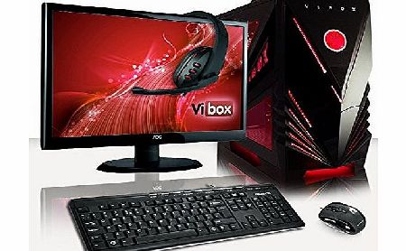 Vibox  Ultra Package 11XSW - Quad Core, Home, Office, Family, Gaming PC, Multimedia, Desktop PC, Computer Full Package with Windows 8.1, 22`` Monitor, Gamer Headset, Keyboard amp; Mouse Set (New 3.6GHz
