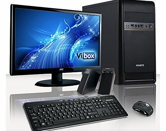 Vibox  Vision Package 10 - Home, Office, Family, Gaming PC, Multimedia, Desktop PC, Computer, Full Package with 19`` Monitor, Speakers, Keyboard 
