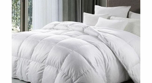 Viceroybedding Luxury Goose Feather and Down Duvet / Quilt , 15 Tog , Double Size
