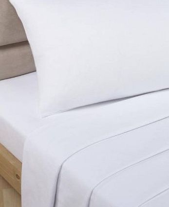 Super King Size, White, Extra Deep (16``), 200 Thread Count Egyptian Cotton Fitted Bed Sheet, by Viceroybedding