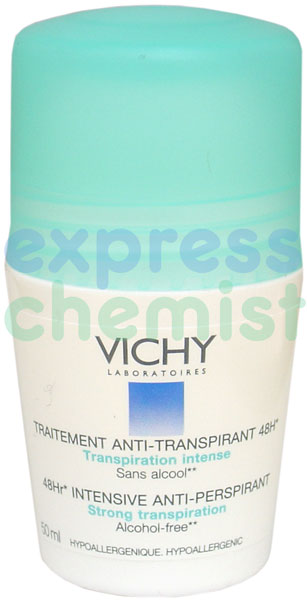 vichy Anti-Perspirant Deodorant (48 hour effectiveness) TURQUOISE CAP