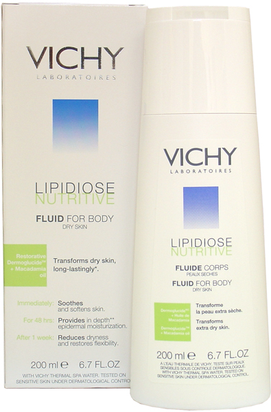 vichy Lipidiose Nutritive FLUID for DRY Skin 200ml
