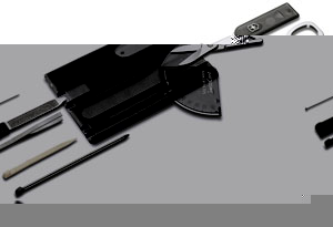 Penknife - Swiss Card - Black