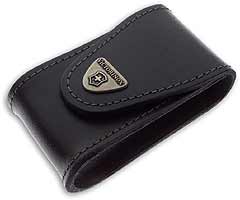 Penknife - Black Leather Belt Pouch - 5 to 8 Layer - Ref 405213