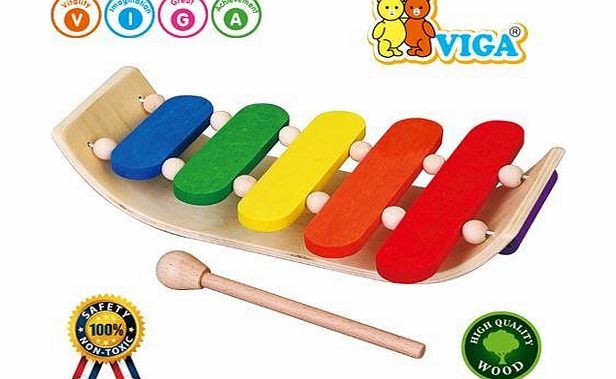 Viga Wooden Curved Xylophone #58771