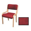 Beech Stacking Side Chair-Burgundy