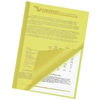 Transparent Coloured Soft PVC Cover-Yellow