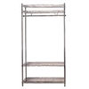 Chrome Finish 4 Tier Unit With Hanging