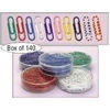 Coloured 27mm (Tub of 140) Paper Clips-Black