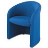 Viking Fabric Tub Chair-Blue