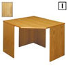 Viking (I) Scandinavian Real Wood Veneer Corner Table-Oak