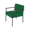 Viking Steel-Frame Reception Armchair-Green