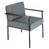 Viking Steel-Frame Reception Armchair-Grey