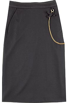 Viktor & Rolf Cotton skirt with chain