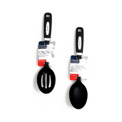 Pro-grip slotted spoon